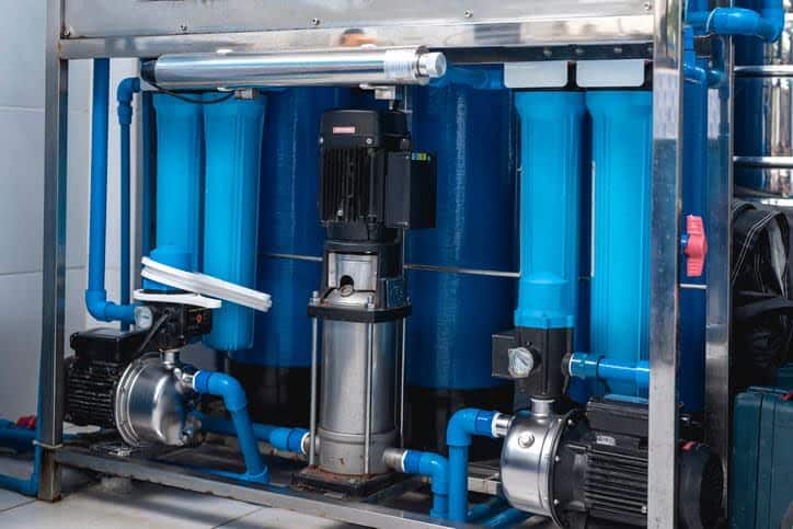 A commercial Water Softener System in Las Vegas