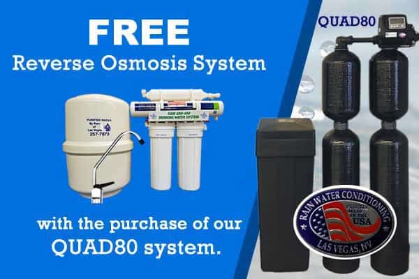 Get A Free Reverse Osmosis System With The Purchase Of A Quad 80 Water Conditioning System