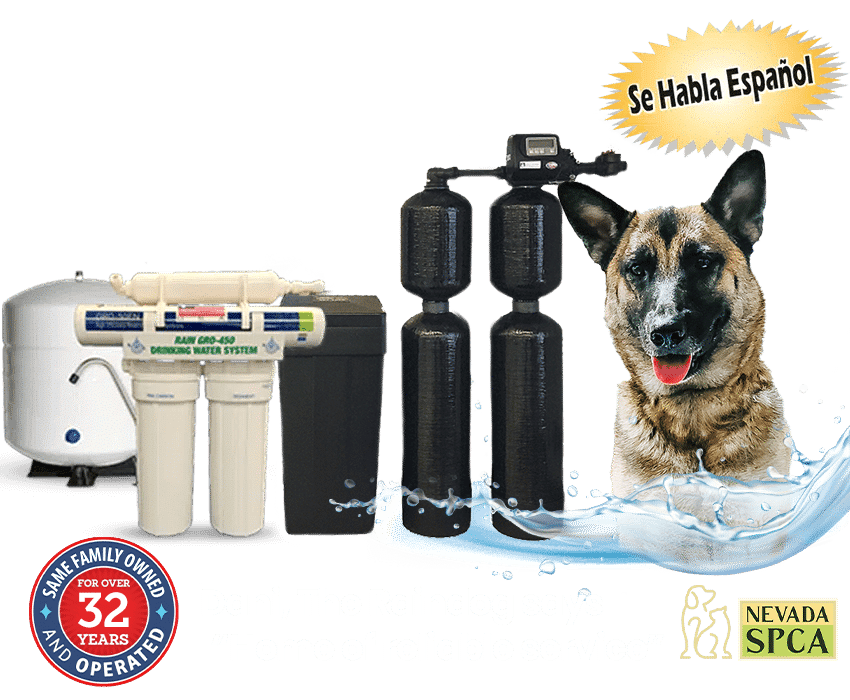 Reverse osmosis systems with a dog besides it